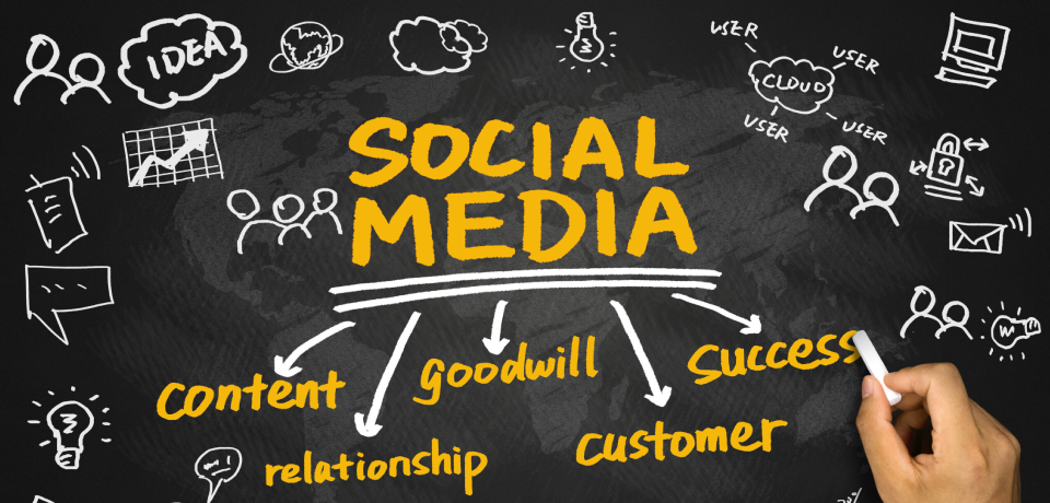 redes sociales y promociones